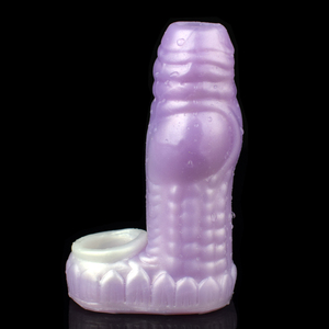 Funda de pene con nudo superior FRRK302 de 5 pulgadas, consolador Alien, funda de pene de dragón con anillo, juguete sexual para hombre - Product Image 4