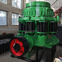 Concasseur à Cône Composé : Prix Compétitif, Machine de Concassage de Minerai de Cuivre et de Fer, Haute Productivité, Moteur Hydraulique DC, Engrenage