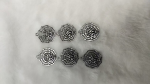 Pendentif réaliste en alliage de zinc antique, thème musical, forme de guitare, toile d'araignée, chauve-souris, accessoires DIY pour collier et boucles d'oreilles DANSHUN - Product Image 2