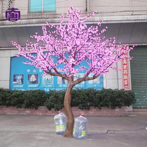 Árbol de Luz LED con Flores de Cerezo Brillantes y Coloridas para Decoración de Centros Comerciales, Plazas y Festivales en Venta - Product Image 6