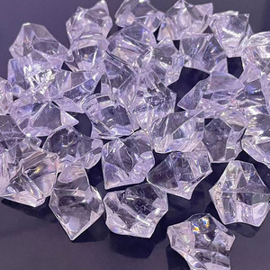 Cristales de Hielo Acrílicos de Plástico al por Mayor, Mini Cuadrados Transparentes Ecológicos de 10-12mm para Decoración Navideña - Product Image 3