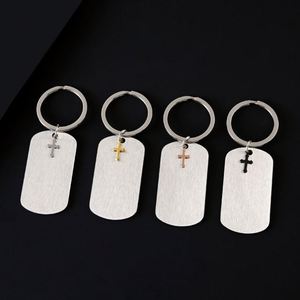 DIY <b>Custom</b> Laser Engraving logo UV Color Printing Photo Blank Material Holiday Promotion Gift Stainless Steel <b>Dog</b> <b>Tag</b> Keychain - Product Image 1