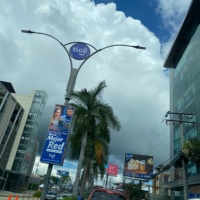 Lampadaire LED pour éclairage public routier et urbain 100W avec contrôleur intelligent