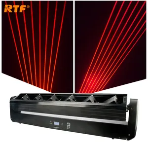 Stage lighting DJ disco lasers show stage lazer 6 eyes single red beam light laser moving head laser bar stage light