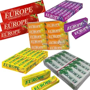 Wholesale Custom Fruity Piece Europe Chewing Gum Manufacturers