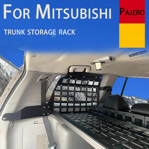 Portabagagli posteriori per mitMitsubishi Pajero <span class=keywords><strong>bagagliaio</strong></span> portavalori finestrino laterale telaio orizzontale Pajero V93 V97 2006-2019 portapacchi posteriori - Product Image 2