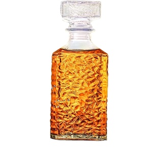 Decantador de Whisky Cuadrado de 950 ml, Botella <span class=keywords><strong>Vacía</strong></span> de 32 oz para Licor con Tapa Hermética para Whisky, Vodka, Bourbon, Brandy y Vino - Product Image 1
