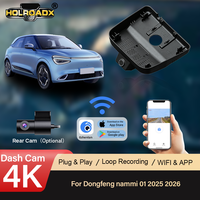 Holroadx Offre Spéciale Caméra de Tableau de Bord Avant 4K OEM pour Dongfeng Nammi 01 2025 2026 avec Application WiFi, Mode Parking et Vision Nocturne