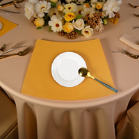 PVC-Luxus-Tischset, rutschfest, wasserdicht, ölbeständig, wärmeisolierend, für Zuhause, Hotel, Restaurant
