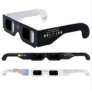 2022 solar paper glasses frame 3D glasses red blue lens stereo glasses