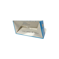 Boîte d'emballage de masque facial en carton blanc personnalisé avec doublure éponge UV avantage logo vide personnalisation utilisation d'enveloppe de parfum