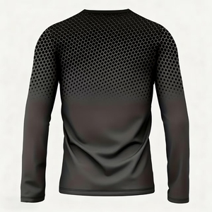 T-shirt de compression respirant à manches longues pour homme, idéal pour le MMA, la course, le BJJ, le fitness et les arts martiaux - Product Image 4
