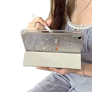 Skin Star Y Fold PU Transparent Case for iPad Air4/5 Pro 2024 <b>7</b>/8/9/10th Gen <b>Tablet</b> Cover - Product Image 5