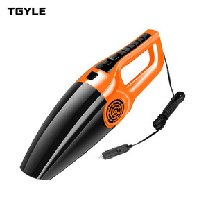 Aspirateur de voiture portatif ABS à piles avec chargeur allume-cigare, design compact pour souffleur de voiture - Product Image 1