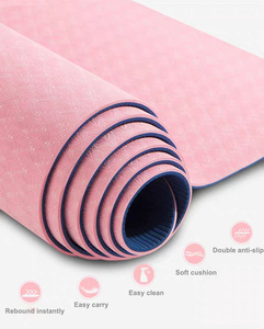 Bolster de yoga en TPE écologique et inodore, durable, absorbant les chocs, antidérapant, épais et portable pour la musculation et le fitness à domicile pour adultes - Product Image 4