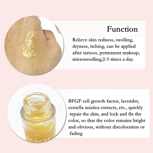 Crème de soin après microblading, gel réparateur PMU, essence fixatrice de couleur pour sourcils et lèvres, pour salon - Product Image 4