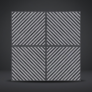 Carreaux de sol modernes en porcelaine robuste 40x40cm pour parkings, céramique pleine masse pour revêtements de sol extérieurs de centres commerciaux - Product Image 2