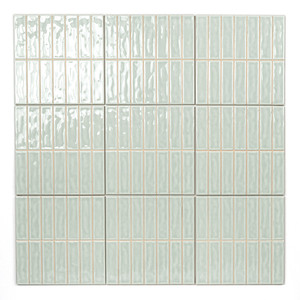 Azulejo de Cerámica Manhattan Fern 20x20 Precortado 2.5x10 para Pared y Piso - Product Image 2
