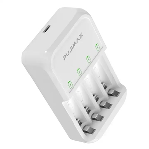 PUJIMAX Universal tipo C entrada cargador de batería inteligente 1,2 V AA <span class=keywords><strong>AAA</strong></span> cargadores de batería recargables para 1,2 V Ni-MH Ni-Cd baterías - Product Image 5