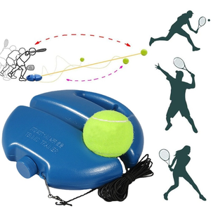 Herramienta de entrenamiento de tenis de alta resistencia, pelota de tenis para ejercicio, pelota de rebote de autoestudio con entrenador de tenis, dispositivo de combate - Product Image 1