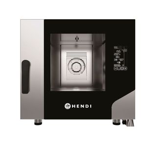 Hendi 400V/7800W อุปกรณ์ทำอาหารเชิงพาณิชย์ติดต่อ Combi เตาอบ GN1 5X/1 730x849x(H)700mm - Product Image 1