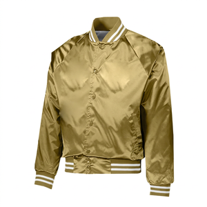 Chaqueta universitaria personalizada de satén alfa bordada y acolchada, de alta calidad, transpirable, para otoño, estilo griego Phi, para hombres, con botones. - Product Image 1