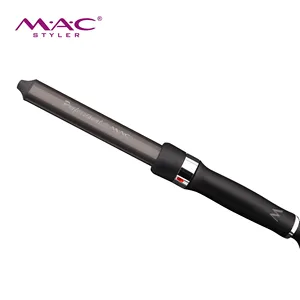 Mac Styler xách tay xoay sắt tóc Curler uốn Cây Đũa phép elliptic Thùng một bước tóc phong cách tóc Curler