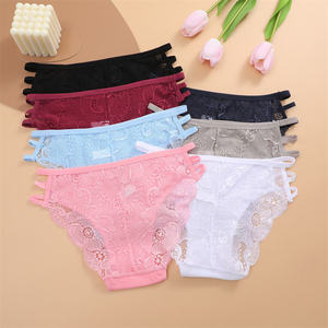 Ropa interior de encaje para <span class=keywords><strong>mujer</strong></span> Ropa interior de nylon de encaje ajustada sexy Ropa interior transparente para <span class=keywords><strong>mujer</strong></span> - Product Image 1