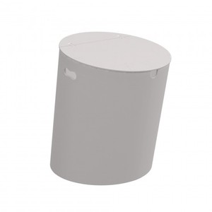 Agape Rattan e juta cesto di stoccaggio con coperchio tessuto a mano stile di tessitura per il bagno e la casa organizzazione - Product Image 1