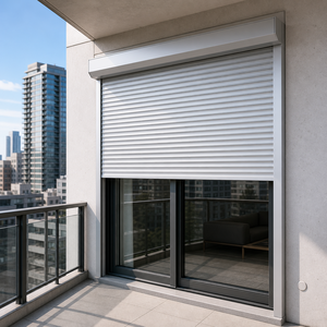 Persianas de Seguridad para Ventanas de Edificios Comerciales, Antirrobo, de Aluminio Resistente, Suministro para Contratistas - Product Image 1