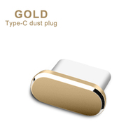 Bouchon anti-poussière en alliage d'aluminium pour port de charge de téléphone de type C, bouchon de protection étanche pour câble de données USB de type C