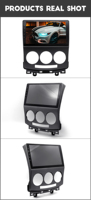 Autoradio Android 2Din 9 "pour Mazda 5 2005-2010 CarPlay 4G Wifi BT Autoradio DVD GPS Multimedia Player