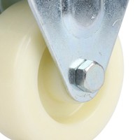 Roulettes fixes en nylon rigide de 1,5/2/2,5/3 pouces pour meubles, armoires de rangement et petits chariots