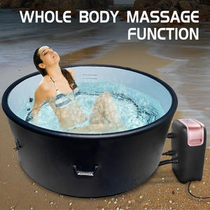 Vanace spa al aire libre Jacuzzis portátil Redondo <span class=keywords><strong>Cuadrado</strong></span> Inflable Spa Bañera de hidromasaje con sistema de agua caliente y chorros de aire de burbujas - Product Image 2