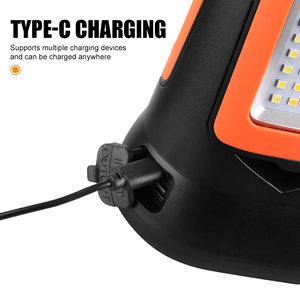 Bán Buôn Năng Lượng Mặt Trời <span class=keywords><strong>LED</strong></span> Làm Việc Ánh Sáng Cắm Trại Ánh Sáng Có Thể Sạc Lại Với Có Thể Thu Vào Đứng Mở rộng Rod Cho Cắm Trại - Product Image 6