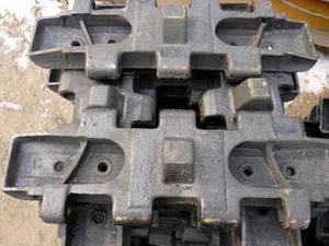 เครนตีนตะขาบติดตามรองเท้า<span class=keywords><strong>pad</strong></span> KH125-3สำหรับยางbulldozer - Product Image 3