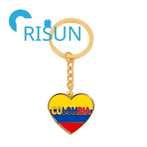 Llavero de Metal con Mapa de la Bandera de América del Norte, Souvenir de Colombia, Regalo Personalizado al por Mayor - Product Image 2