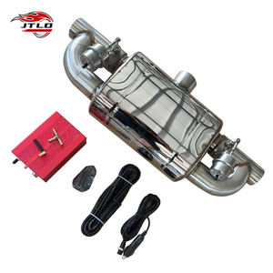 Groothandel 201ss 2.5Inch 2.75Inch 3 Inch Uitlaat Demper Met Enkele Inlaat En Dubbele Uitlaat Ventiel Uitsparing Afstandsbediening - Product Image 4