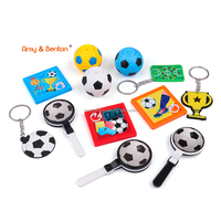 OEM Soccer Party Toy Set avec porte-clés Main Clapper Slide Puzzle Party Favors Supplies Gift Set pour les enfants