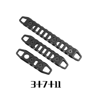 แถบยึดโลหะผสม 3 ช่อง 7 ช่อง 11 ช่อง อุปกรณ์เสริมสำหรับการล่าสัตว์และการยิงปืน สีดำ น้ำหนักเบา ทนทาน ใช้งานกลางแจ้ง - Product Image 5