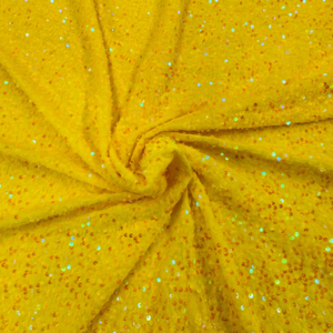 Rich Velvet Fabric with Sequined Work for Evening Dresses Wedding Gowns Party Wear Couture Fashion Textile - Product Image 1