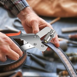 Kit d'outils <span class=keywords><strong>pour</strong></span> œillets OEM, <span class=keywords><strong>pince</strong></span> à œillets de 10 mm <span class=keywords><strong>pour</strong></span> bâches, <span class=keywords><strong>tissus</strong></span>, cuir, avec perforateur, 500 œillets - Product Image 6