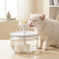 Accessoires pour fontaine à eau pour animaux Lingliang, distributeur d'eau automatique intelligent à capacité réglable pour chats et chiens, distributeur d'eau pour animaux de compagnie