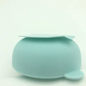 Food Grade Children's Tableware Silicone Bowl Anti Drop Suction Bowl Baby Training Complementary Food Bowl