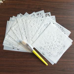 <span class=keywords><strong>Pochoir</strong></span> géométrique 13 cm Mandala, pochoirs réutilisables, ensemble de pochoirs pour art mural, découpe au laser, modèle de <span class=keywords><strong>peinture</strong></span> pour décoration DIY - Product Image 5