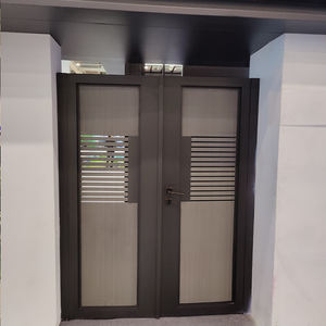 <span class=keywords><strong>Kunkun</strong></span> ประตูอลูมิเนียมบานสวิงคู่อัตโนมัติดีไซน์ประตูหลักเคลือบด้วยผงสำหรับกลางแจ้งบานเลื่อนเปิดประตูทันสมัยสำหรับบ้าน - Product Image 3