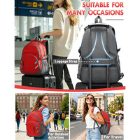 Sac à dos de rangement étanche Sacs d'école tendance antivol pour hommes Chargement USB Sacs d'école pour ordinateur portable pour adolescents