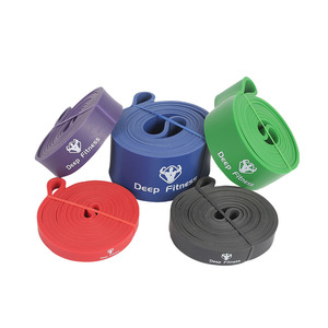 Banda de Resistencia Deep Fitness 2080x4.5mm para Asistencia en Dominadas, Entrenamiento de Fuerza y Ejercicios de Hombros para Hombres y Mujeres - Product Image 1