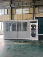 Maisons préfabriquées personnalisables en conteneurs de 20 pieds, panneaux sandwich, bureau à domicile, maison en kit, bâtiment en acier, dortoir