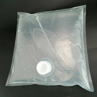 Sac en boîte de 20 L transparent avec valve à huile, recharge écologique BIB avec sortie d'eau pour l'eau, les liquides alimentaires, la mayonnaise, sac à 2 couches